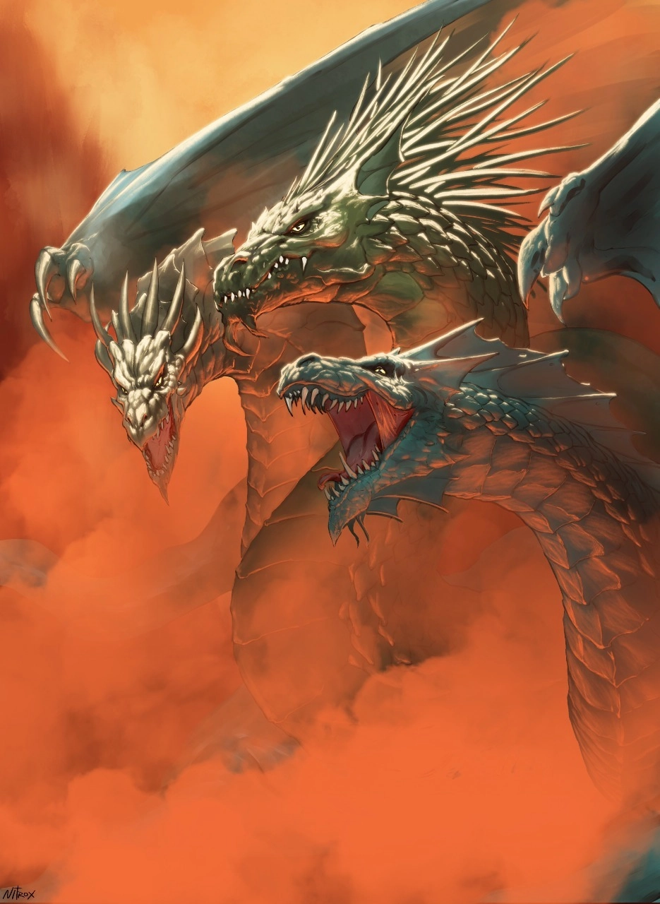 Ilustración de la baraja Dragón Control full Hannal